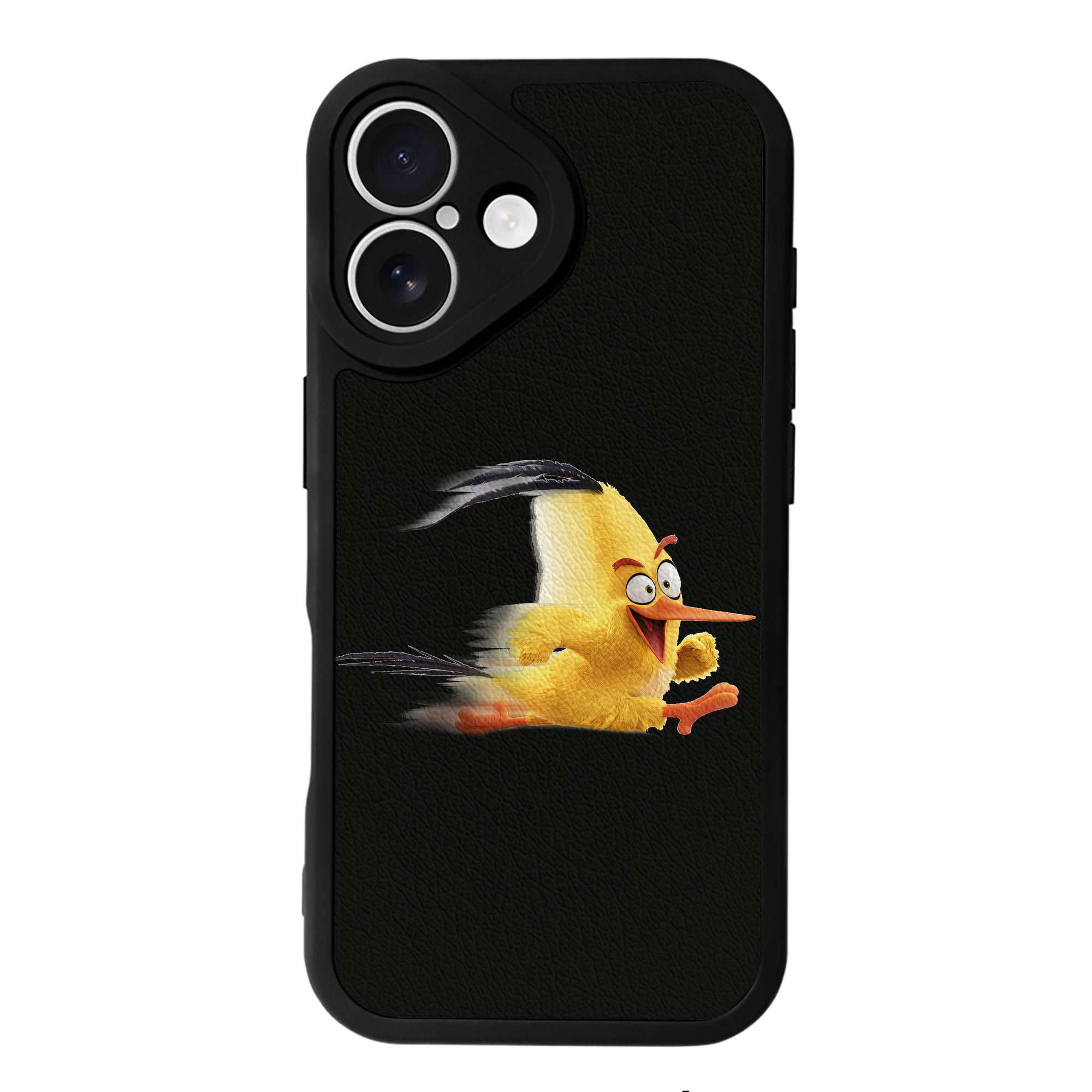 （画像用） Angry Birds アングリーバード 【iPhone 16シリーズ対応】シリコンスマホケース（レザー調） 材質：シリコン
